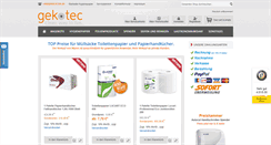 Desktop Screenshot of geko-tec.de